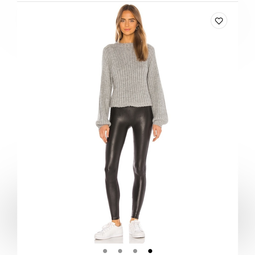 NWT SPANX faux leather legging, petite